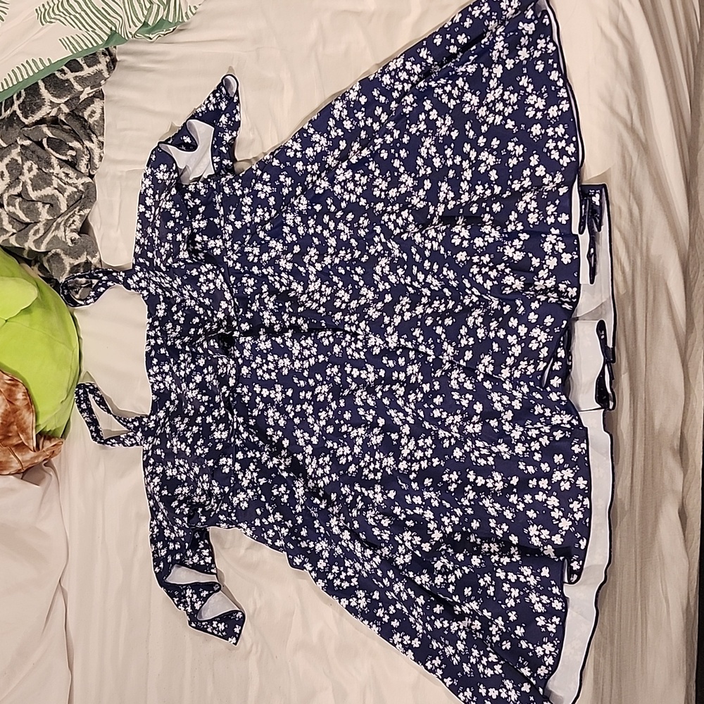 NWT BloomChic Blue Floral Swimsuit